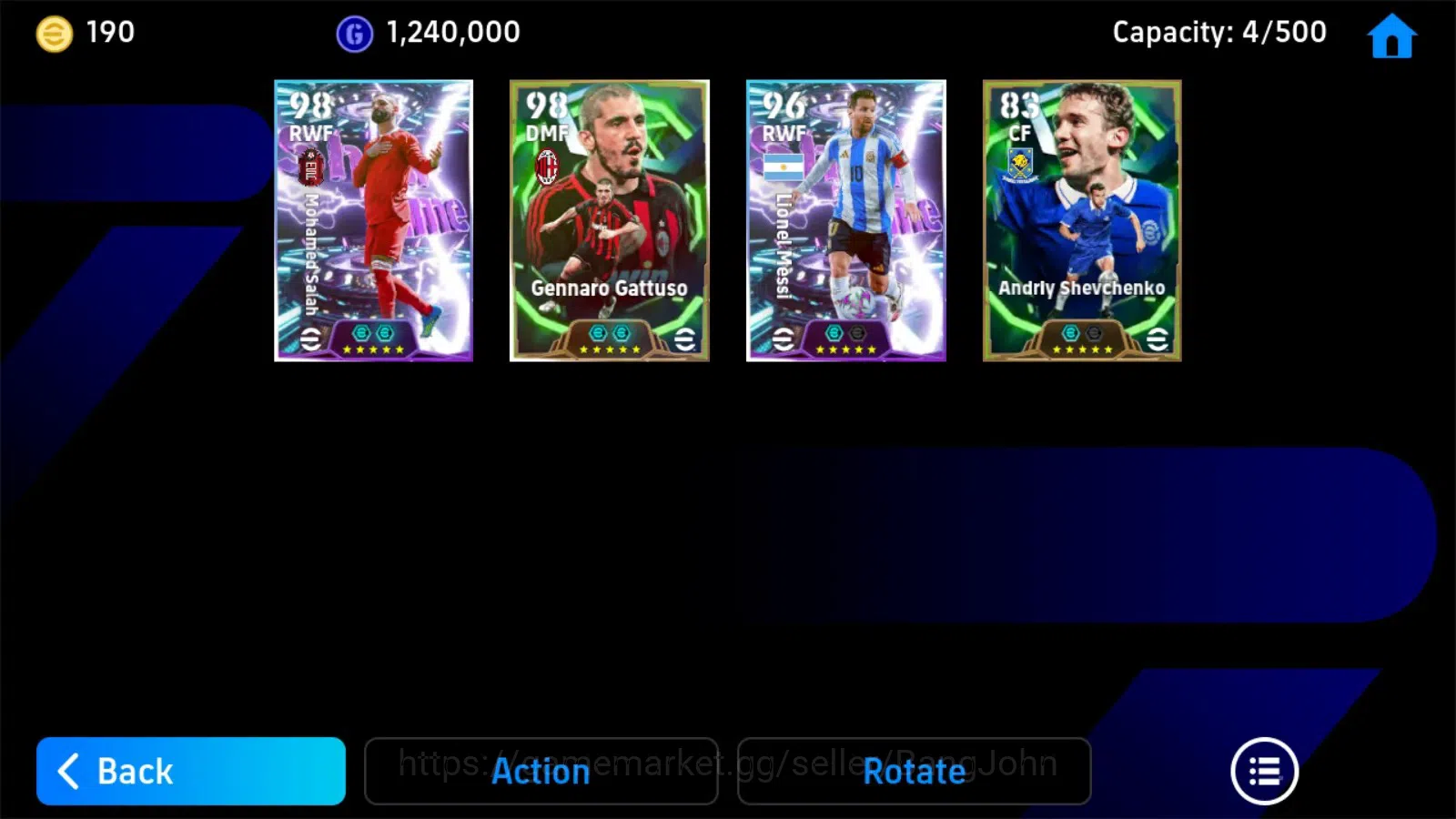 eFootball Accounts Android|PW 3032|Salah Show,Gattuso epic,Shevchenko image 3