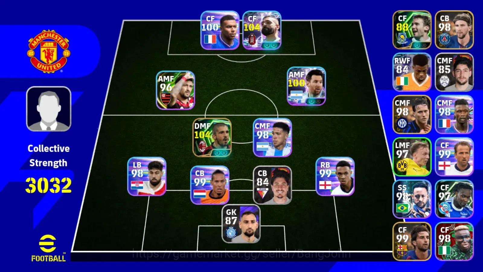 eFootball Accounts Android|PW 3032|Salah Show,Gattuso epic,Shevchenko image 6