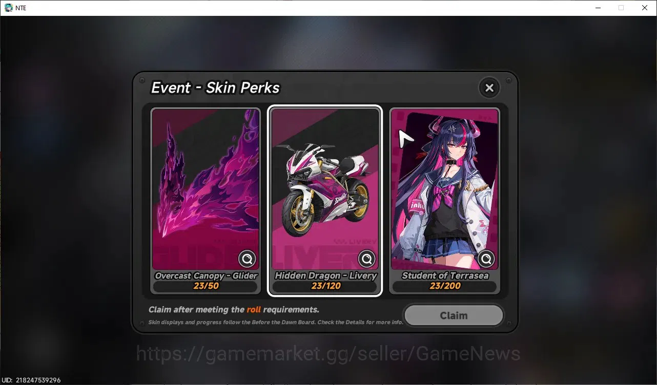 Neverness to Everness Accounts Global NA|HL 3|3 SSR[Shinku+Outfit],DaffodillA1,Hathor|2 Selector|Overcast&Underboss 10