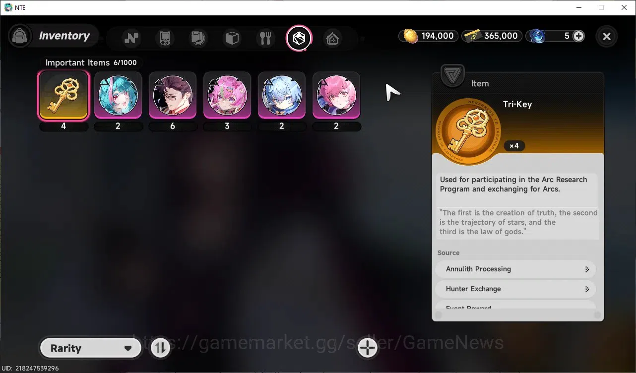 Neverness to Everness Accounts Global NA|HL 3|3 SSR[Shinku+Outfit],DaffodillA1,Hathor|2 Selector|Overcast&Underboss 16
