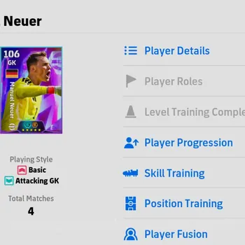 eFootball Accounts Legends & Iconic Players Efootball Power 2989 | Manuel Neuer 106, Messi,Yamal | KONAMINONLY