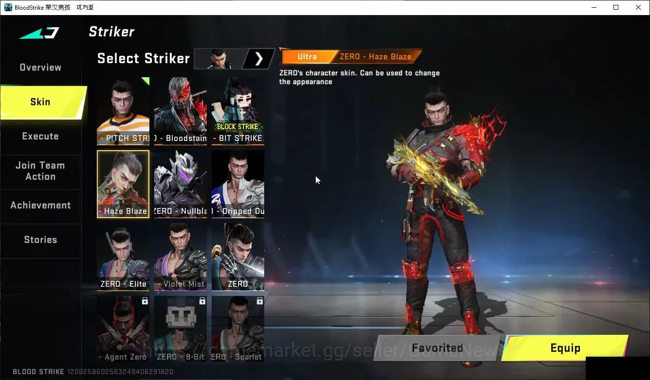 Blood Strike Accounts ASIA|4 ETERNAL Lv4[AK47,UZI],DeAgle,M82+4 MELEE|Co image 15