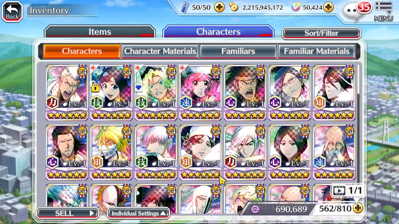 Bleach: Brave Souls Accounts [GLOBAL]50K Orbs|Gisele,Candice,Meninas TYBW26,Ury image 11