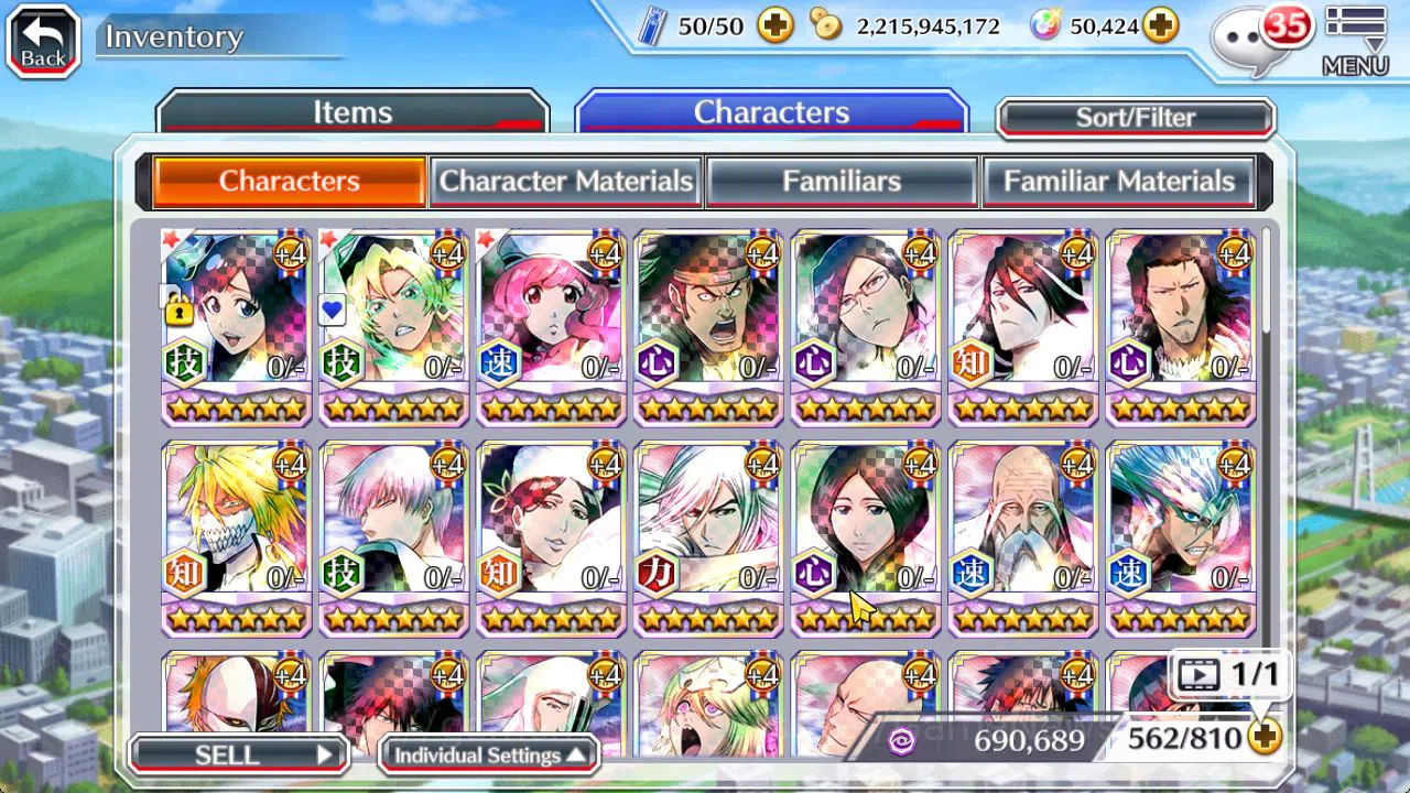 Bleach: Brave Souls Accounts [GLOBAL]50K Orbs|Gisele,Candice,Meninas TYBW26,Ury image 12