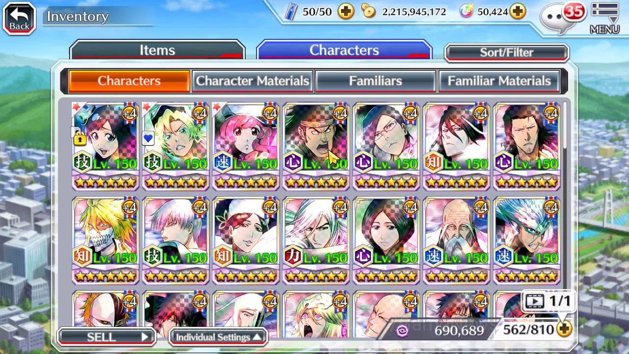 Bleach: Brave Souls Accounts [GLOBAL]50K Orbs|Gisele,Candice,Meninas TYBW26,Ury image 13