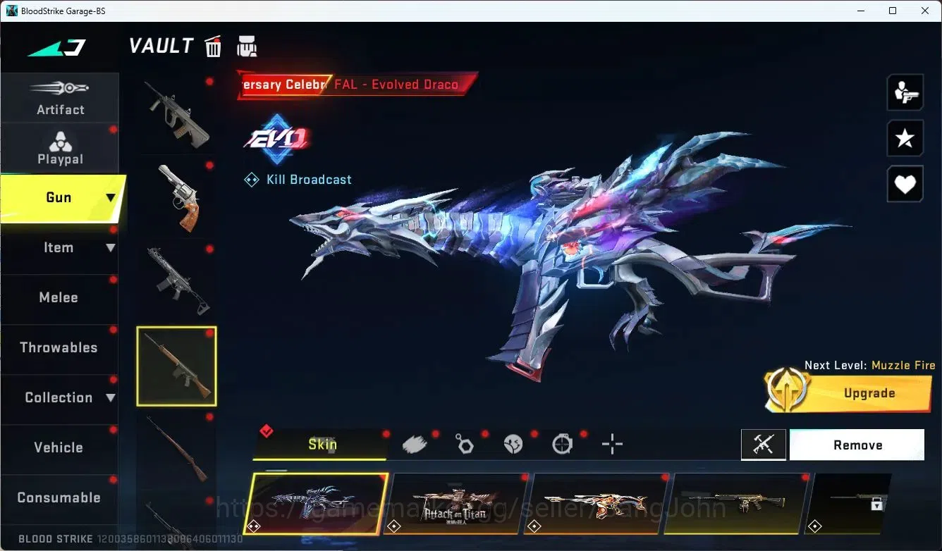 Blood Strike Accounts ASIA | 1 EVO: FAL-Evolved|1 Eternal|1 Limit | 3 Co image 19