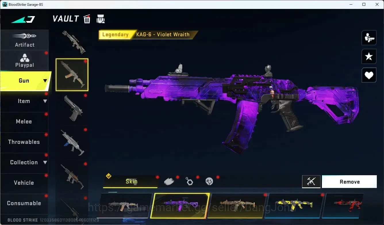 Blood Strike Accounts ASIA | 1 EVO: FAL-Evolved|1 Eternal|1 Limit | 3 Co image 9