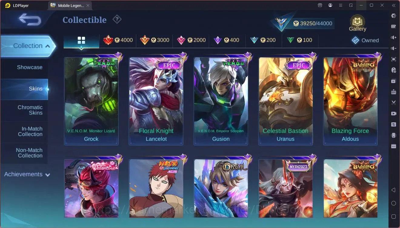 Mobile Legends: Bang Bang Accounts GLOBAL Hero 126 Skin 191|Valentine Claude|Venom Gu image 10
