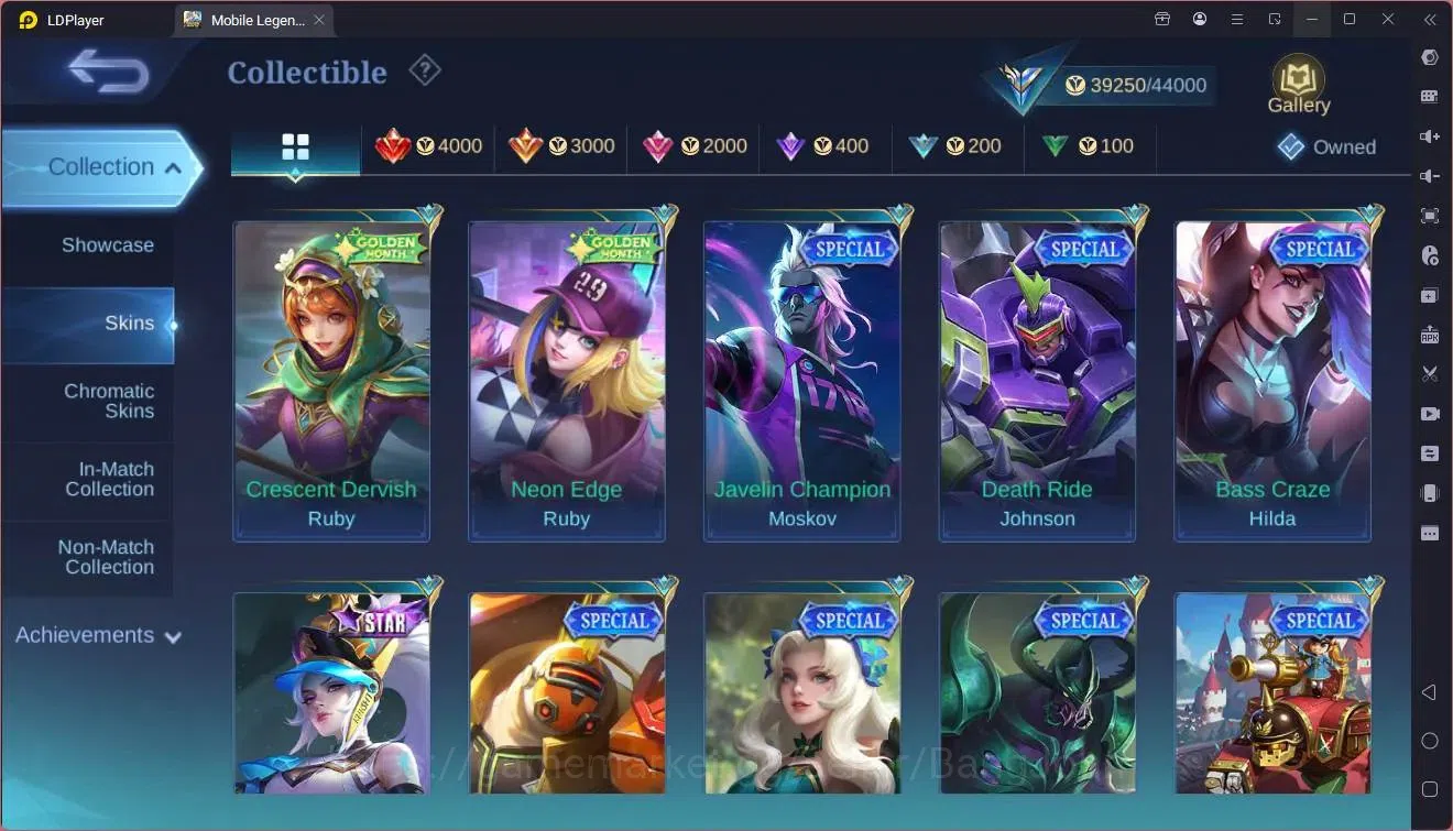 Mobile Legends: Bang Bang Accounts GLOBAL Hero 126 Skin 191|Valentine Claude|Venom Gu image 13