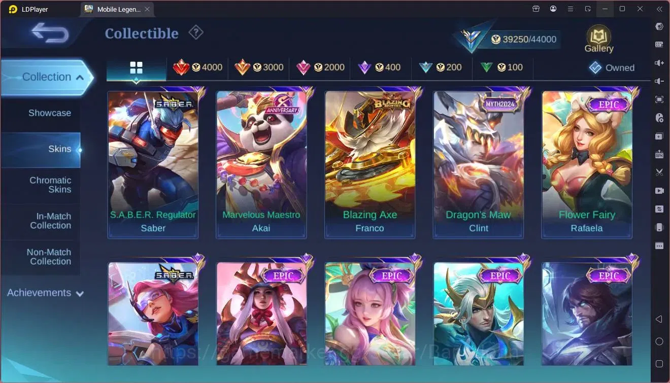 Mobile Legends: Bang Bang Accounts GLOBAL Hero 126 Skin 191|Valentine Claude|Venom Gu image 9