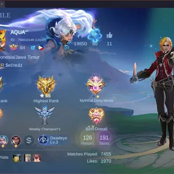 Mobile Legends: Bang Bang Collector GLOBAL Hero 126 Skin 191|Valentine Claude|Venom Gu image 1