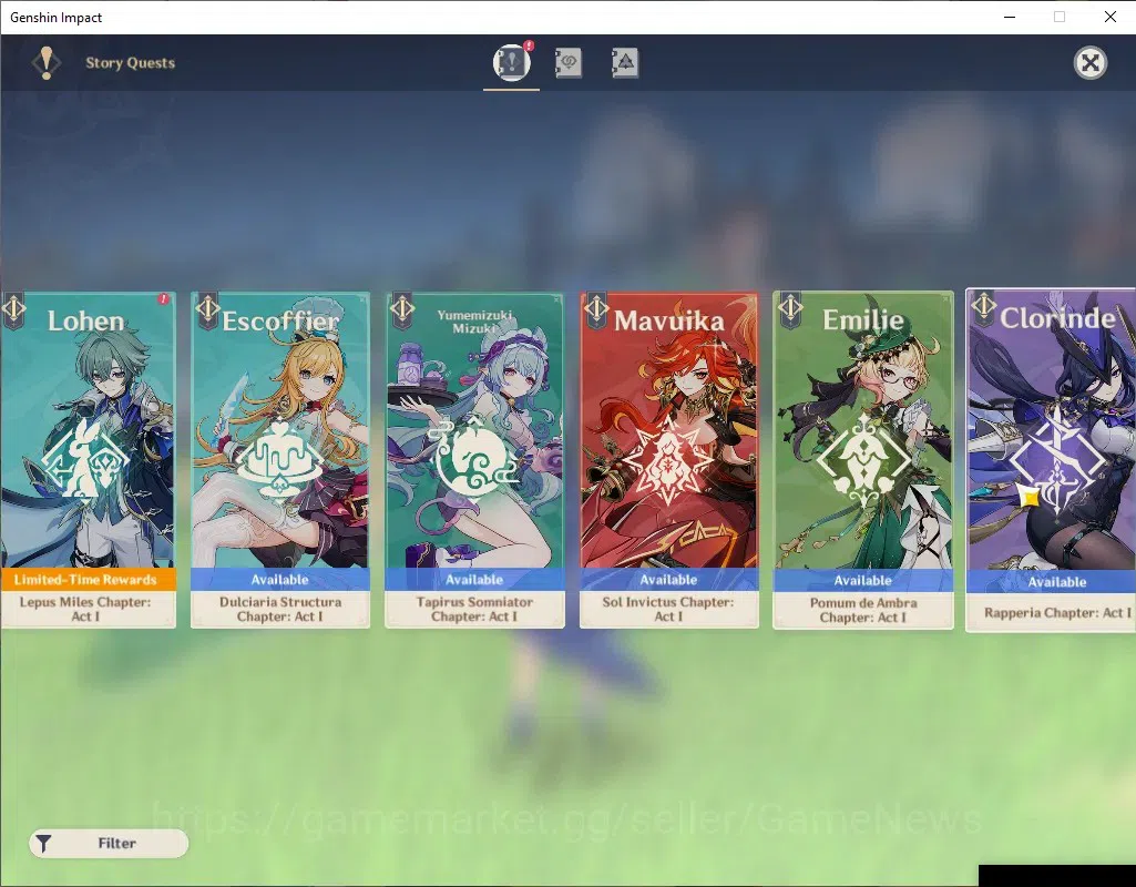 Genshin Impact Accounts ASIA|AR 56|5 Limited + 4 (*5Wep)|(Mavuika.Nefer)+S image 19