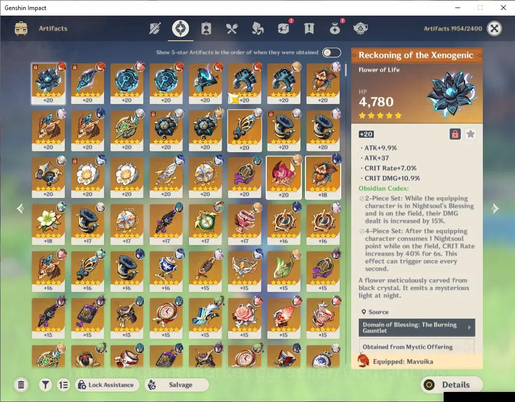 Genshin Impact Accounts ASIA|AR 56|5 Limited + 4 (*5Wep)|(Mavuika.Nefer)+S image 6