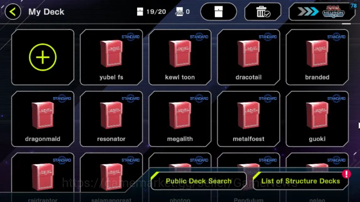Yu-Gi-Oh! Master Duel Accounts Android|Lv 18|19 Deck|YubelFs,Kewltoon,Dracotail,B image 6