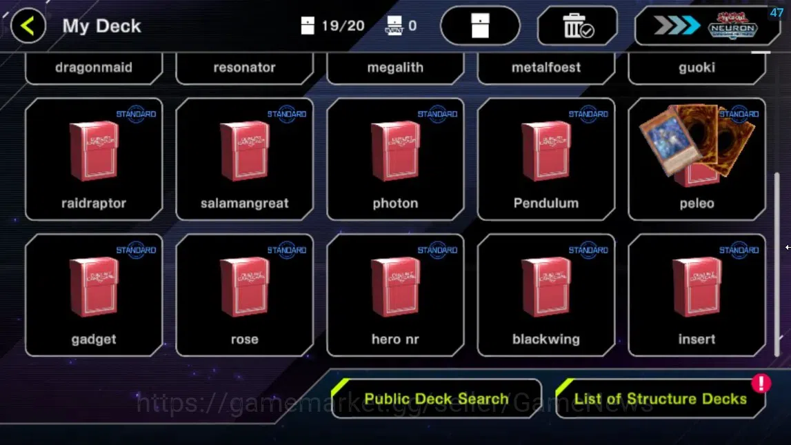Yu-Gi-Oh! Master Duel Accounts Android|Lv 18|19 Deck|YubelFs,Kewltoon,Dracotail,B image 7