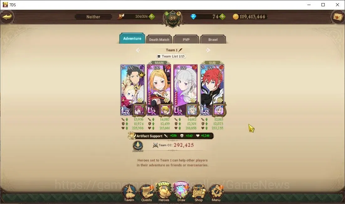 The Seven Deadly Sins: Grand Cross Accounts ASIA|3,6M CC|74 DM|6 LR+6 UR+Collab ReZero|SubaBea image 10