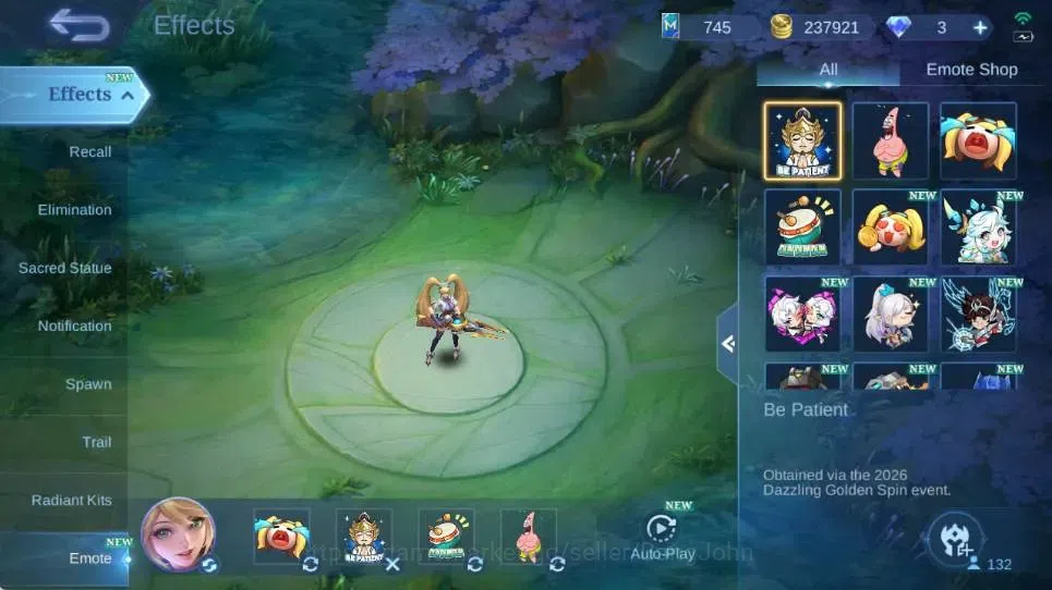 Mobile Legends: Bang Bang Accounts Global|Hero 132|Skin 262|Renowned|Collector Natali image 2