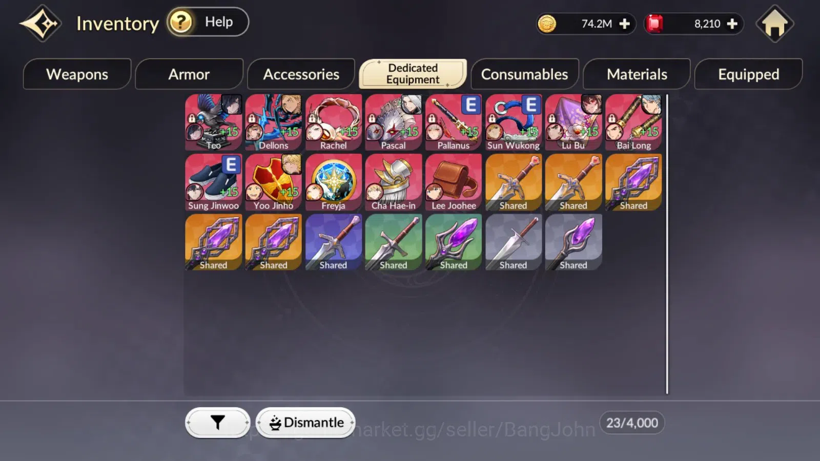 Seven Knights Re:Birth Accounts Global|FullEX7(TC1Fai,Rosie,Gelidus,Melia,Juri)33T image 7