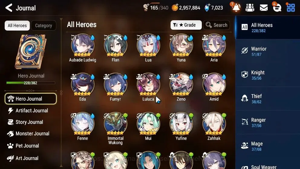 Epic Seven Accounts High-End ASIA Verif|26ML(RnL,LOTScales,Salome,MonarcS Iseria,BArunka,GRas,etc)+Ab Fumyr,Rnak,etc|AUTO 10