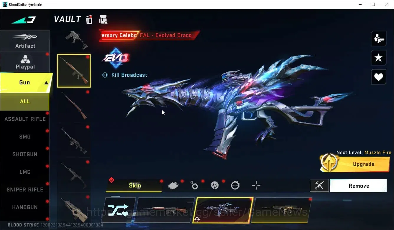 Blood Strike Accounts ASIA|ETERNAL AUG-Requiem+Collab BLEACH Byakuya,Ann image 13