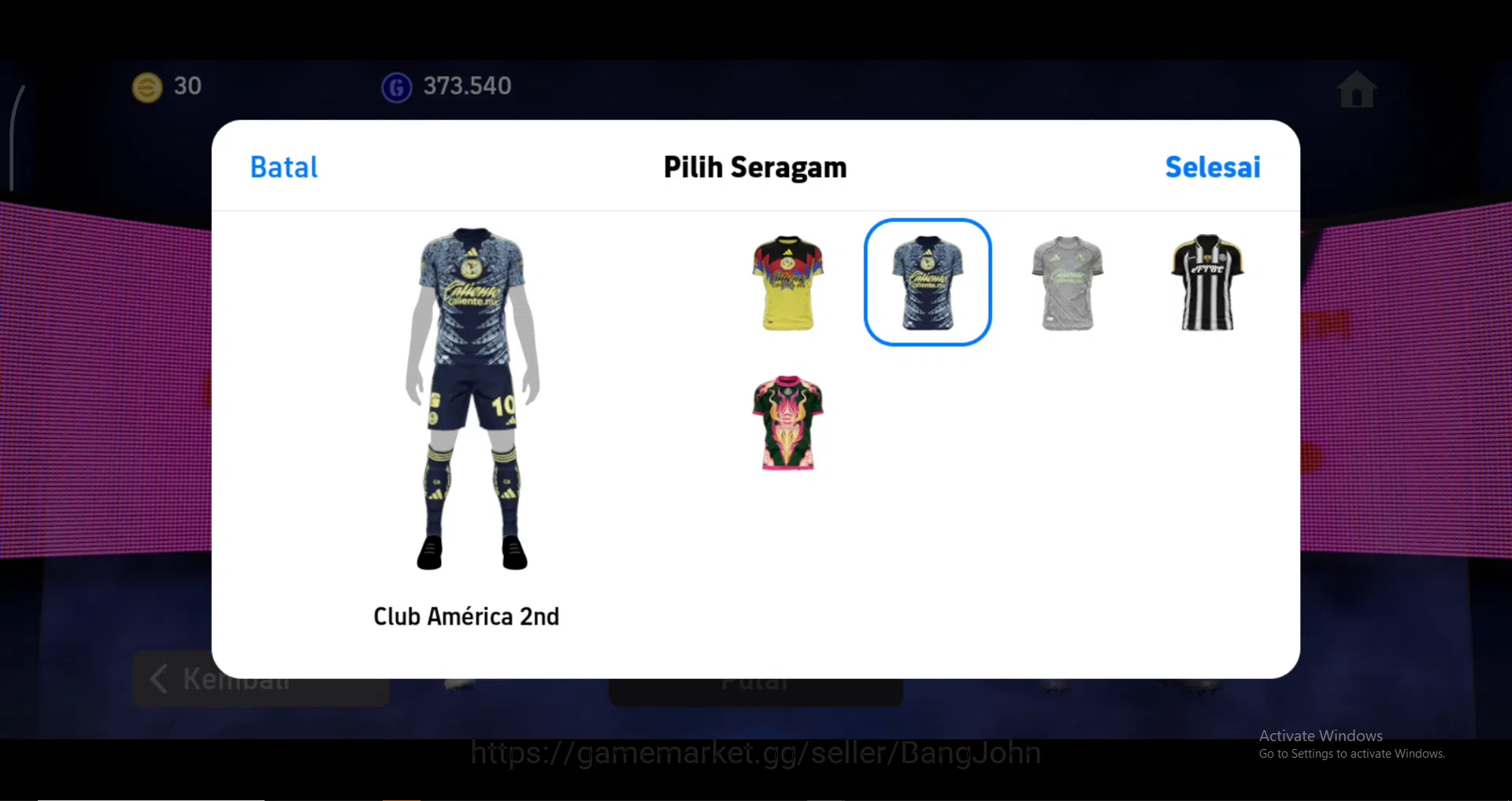 eFootball Accounts power 3186 | gareth bale biru, lilian thuram epic  image 8