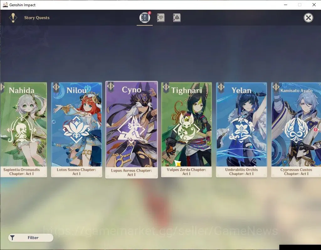 Genshin Impact Accounts Asia|AR 56|8 Limit +1(*5Wep)|Furina,Neuvilatte,Arl image 16