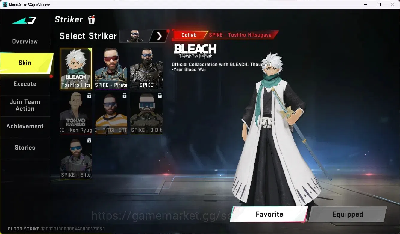 Blood Strike Accounts ASIA|1 Collab Gun[Uzi-Zangetsu] + 1 Melee[Zanpakut image 14