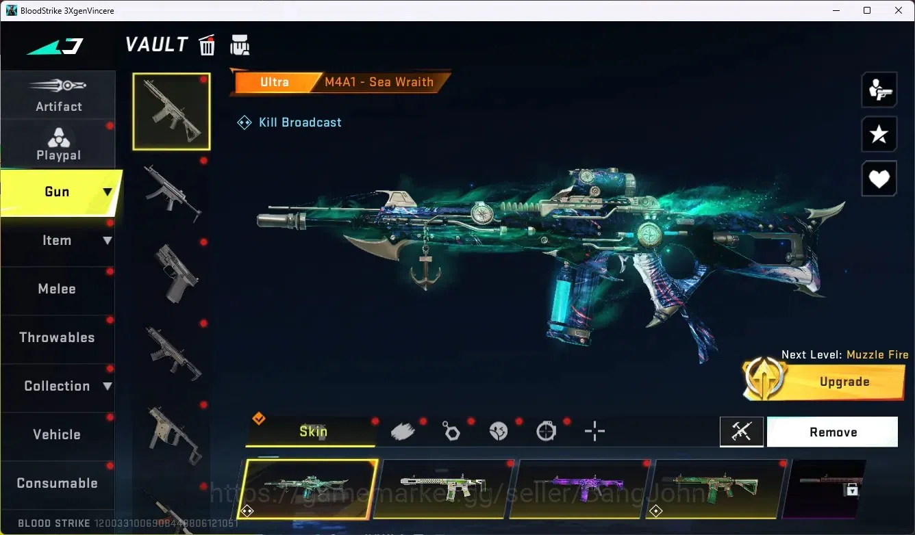 Blood Strike Accounts ASIA|1 Collab Gun[Uzi-Zangetsu] + 1 Melee[Zanpakut image 2