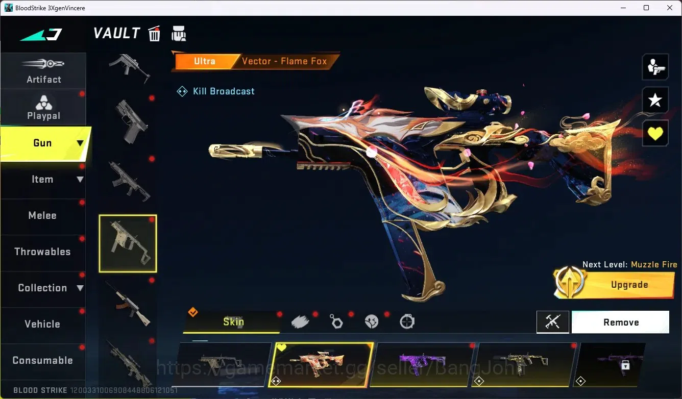 Blood Strike Accounts ASIA|1 Collab Gun[Uzi-Zangetsu] + 1 Melee[Zanpakut image 4