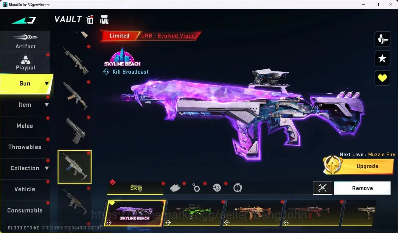 Blood Strike Accounts ASIA|1 Collab Gun[Uzi-Zangetsu] + 1 Melee[Zanpakut image 5