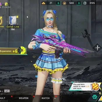 Blood Strike Accounts Rare Skin ASIA|ETERNAL M4A1-Blight's Embrace Lv3|Legendary (Embrodiary camo Chest)|Frag