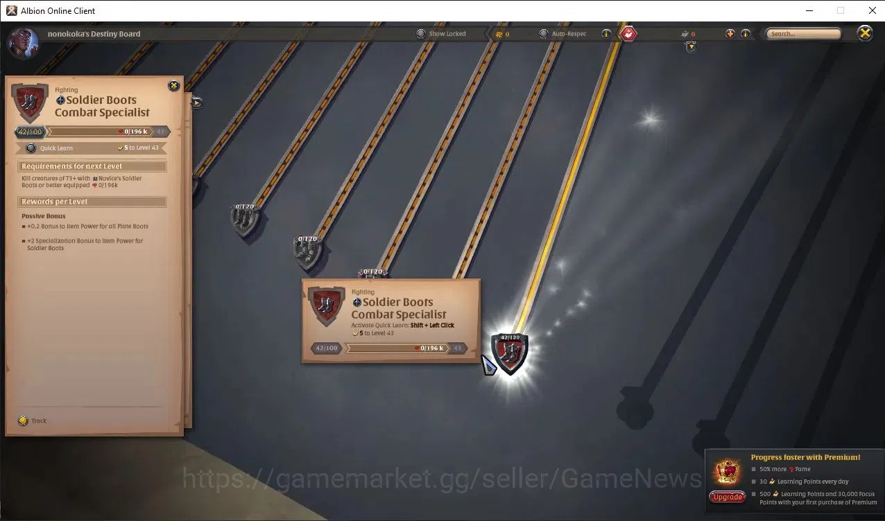 Albion Online Accounts ASIA|9,66M Total Fame - 6,53M Asset |T8 Quarrier - image 6