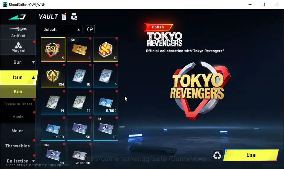 Blood Strike Accounts ASIA|ETERNAL DEagle|Collab TokRev[FN2000,Takemichi image 15