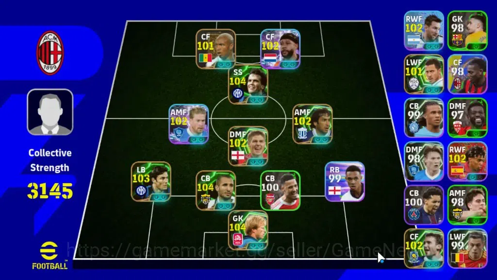 eFootball Accounts Legends & Iconic Players Android|Epic Lothar Matthaus,Chiellini,Oliver 1