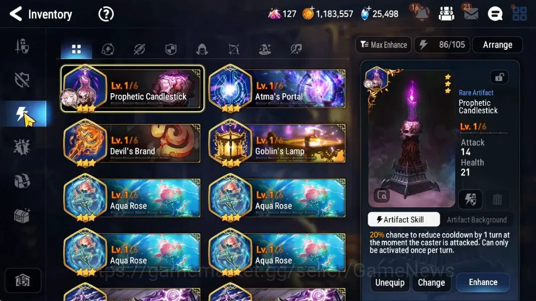Epic Seven Accounts GLOBAL UNVERIF|7 ML(B Arunka,Ro Light,SE Celine,C  image 17
