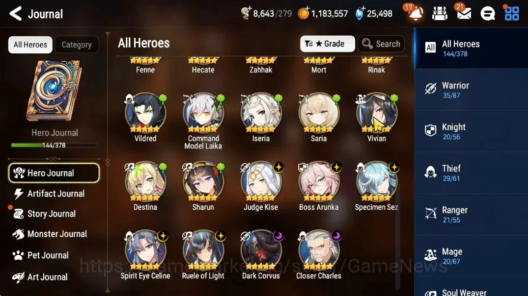 Epic Seven Accounts GLOBAL UNVERIF|7 ML(B Arunka,Ro Light,SE Celine,C  image 9