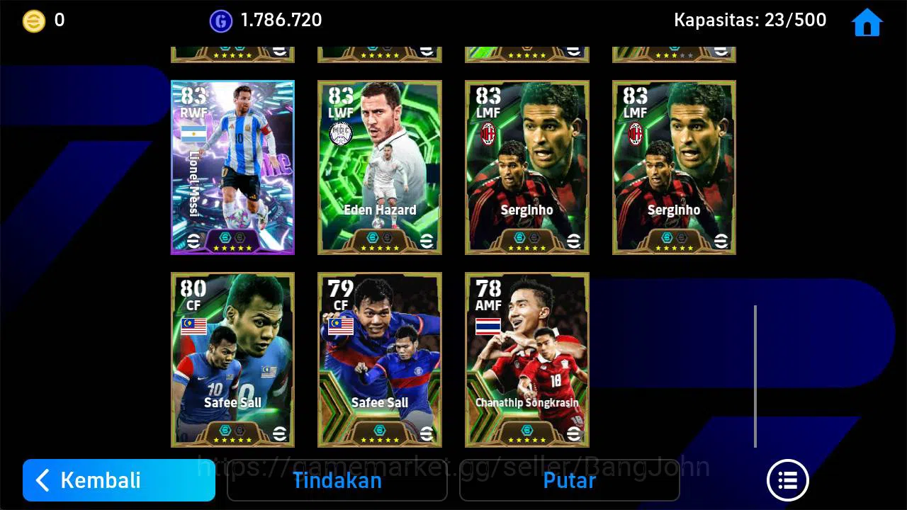eFootball Accounts Power 3151, old ACC, pepe epic, Pirlo epic, Guardi image 2