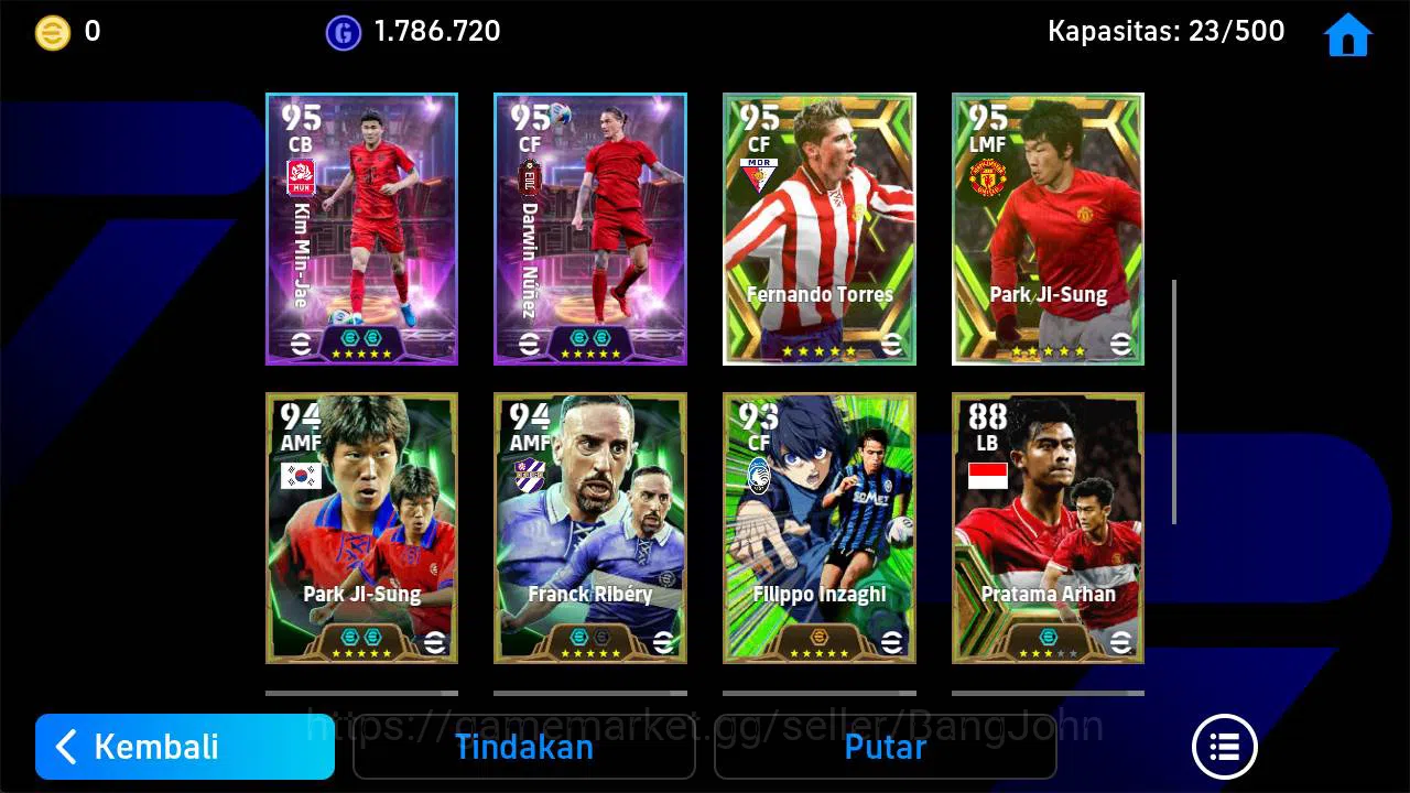 eFootball Accounts Power 3151, old ACC, pepe epic, Pirlo epic, Guardi image 3
