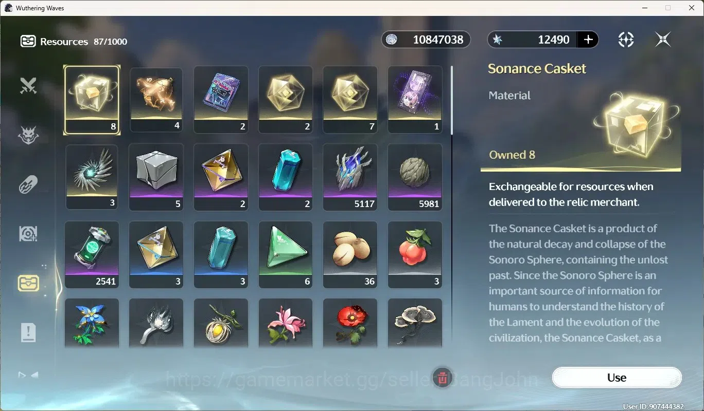 Wuthering Waves Accounts Mid-Game SEA|UL 54|Rank 6|4 Char Limited [Hiyuki Rc1,Mornye]+Sign,Lucilla,Rebecca|12,4KAstrite|MC 8