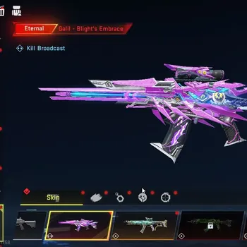 Blood Strike Accounts Collab Skin Asia|Eternal Galil BlightEmbrance Lv2+Collab LS Mr Iguana|6