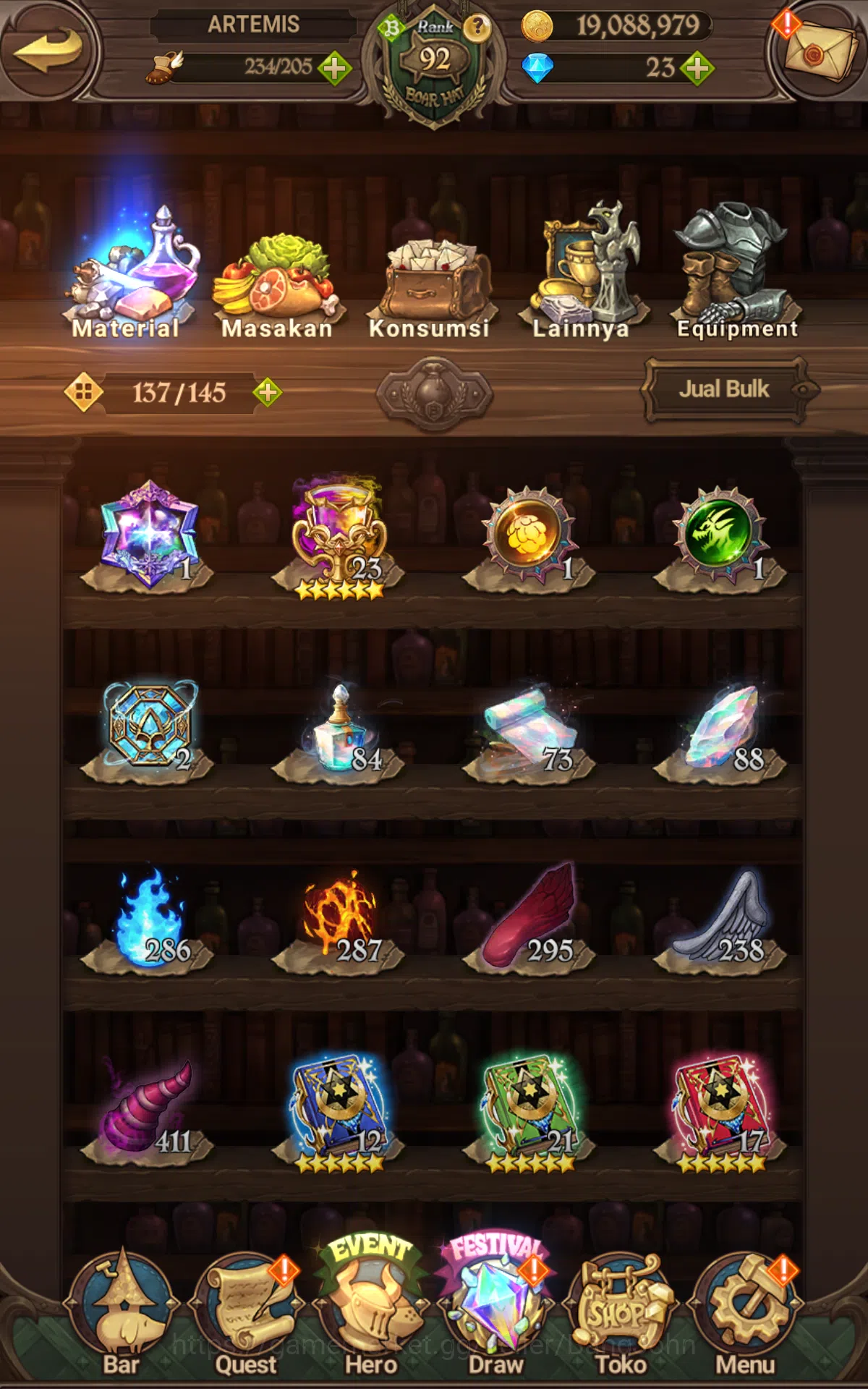 The Seven Deadly Sins: Grand Cross Accounts ASIA | 3.4M CC|1LR Ludociel|UR Salos,Merlin&Esca,O image 3