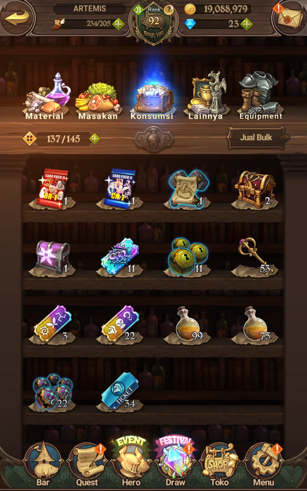 The Seven Deadly Sins: Grand Cross Accounts ASIA | 3.4M CC|1LR Ludociel|UR Salos,Merlin&Esca,O image 5