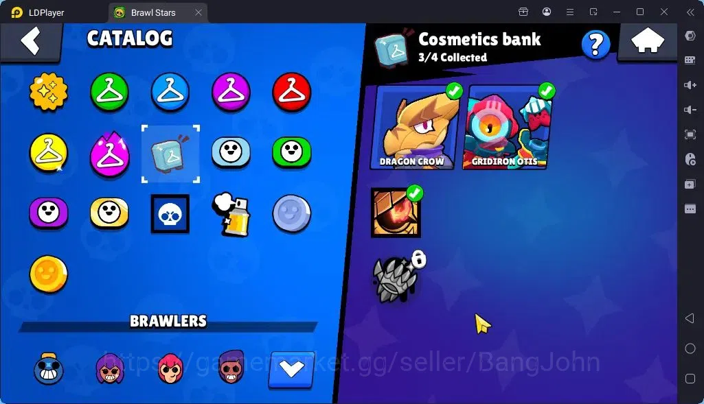 Brawl Stars Accounts Global |Trophy 1886| Brawler 2 Max with Supercharge |Skins 1 Mythic,4 Epic|Bling 7724|Protect Off|Check 14