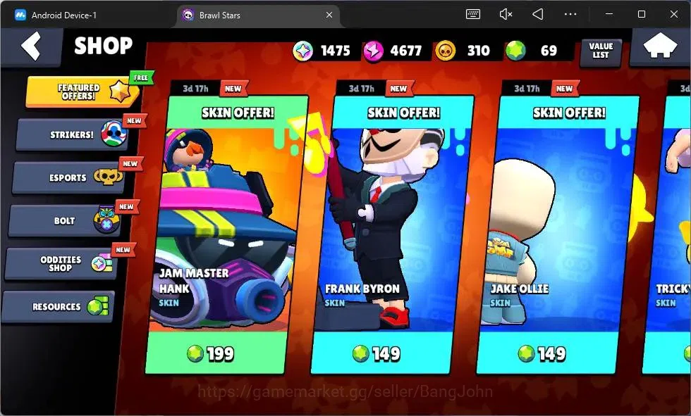Brawl Stars Accounts Global | 399 Thropy | 11 Brawler| 1 Max Lv Hyperch image 4