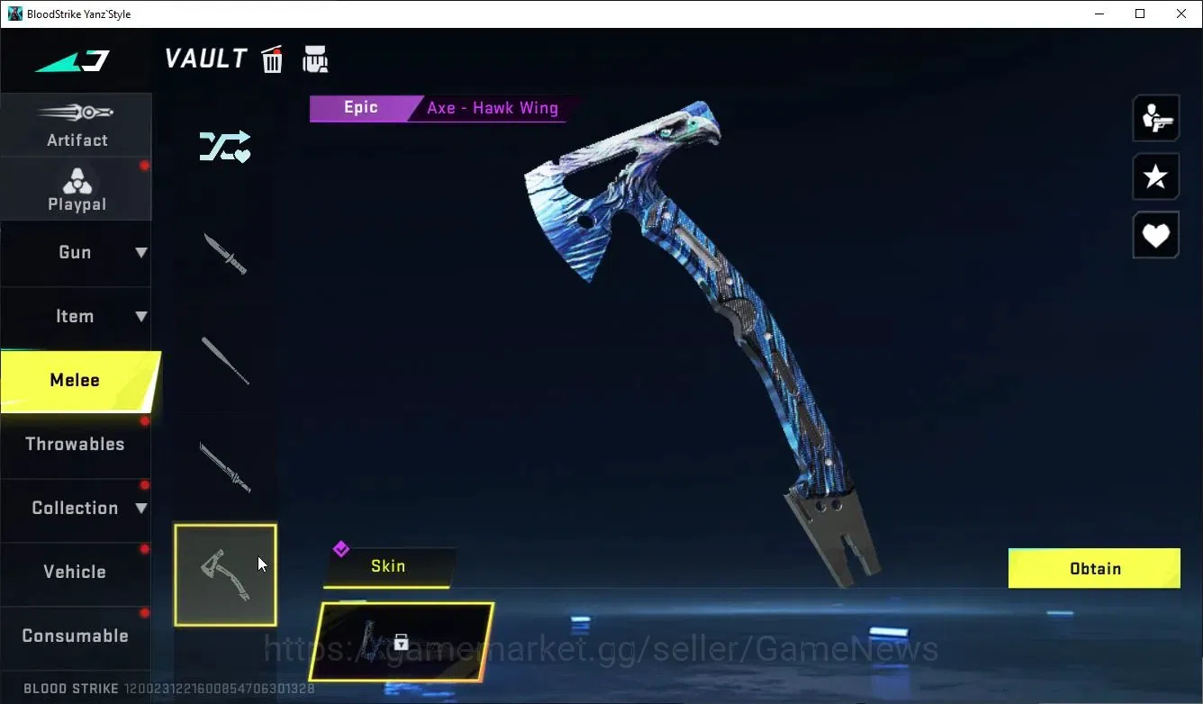 Blood Strike Accounts ASIA|ULTRA Melee Lightblade Dar Force+[Neon Shard, image 12