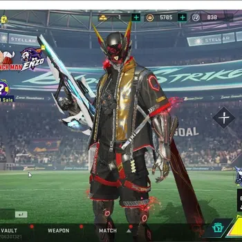 Blood Strike Collab Skin ASIA|ULTRA Melee Lightblade Dar Force+[Neon Shard, image 1