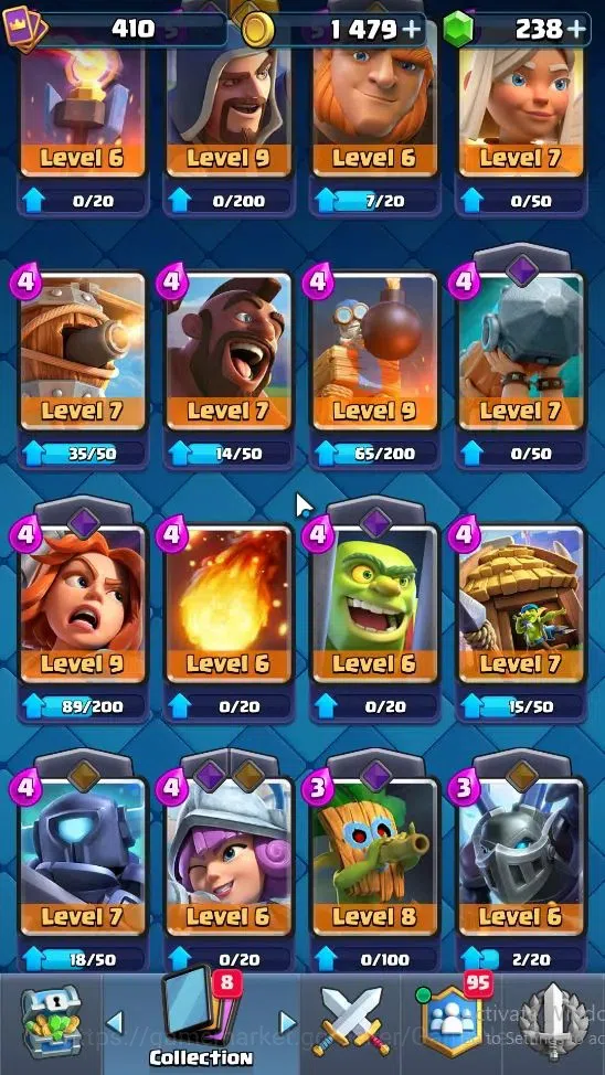 Clash Royale Accounts KTL 10|Trophy 3492|Card 51|Limited Skin|1 Hero 3 E image 6