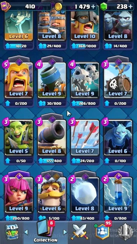 Clash Royale Accounts KTL 10|Trophy 3492|Card 51|Limited Skin|1 Hero 3 E image 7