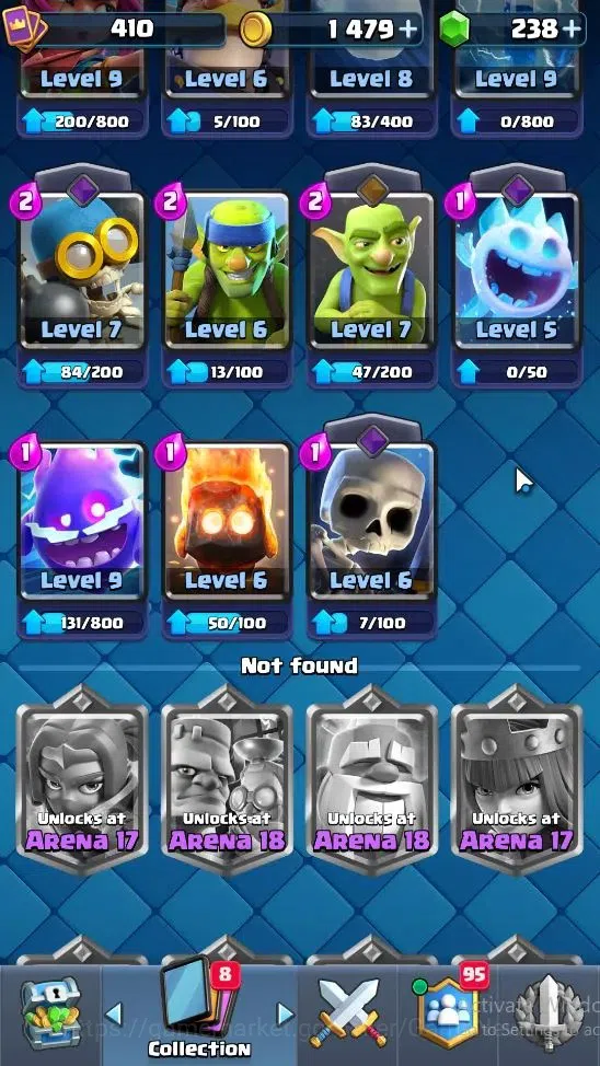 Clash Royale Accounts KTL 10|Trophy 3492|Card 51|Limited Skin|1 Hero 3 E image 8