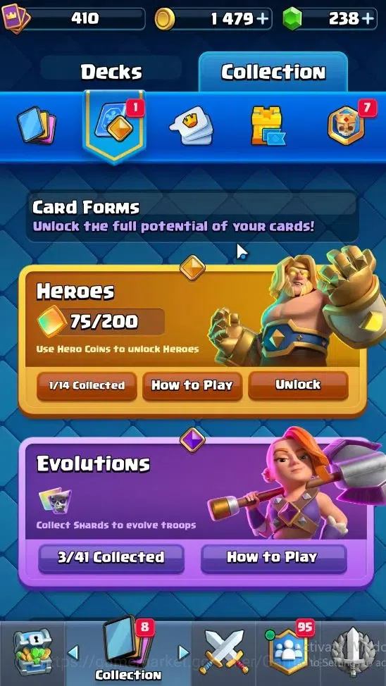 Clash Royale Accounts KTL 10|Trophy 3492|Card 51|Limited Skin|1 Hero 3 E image 9